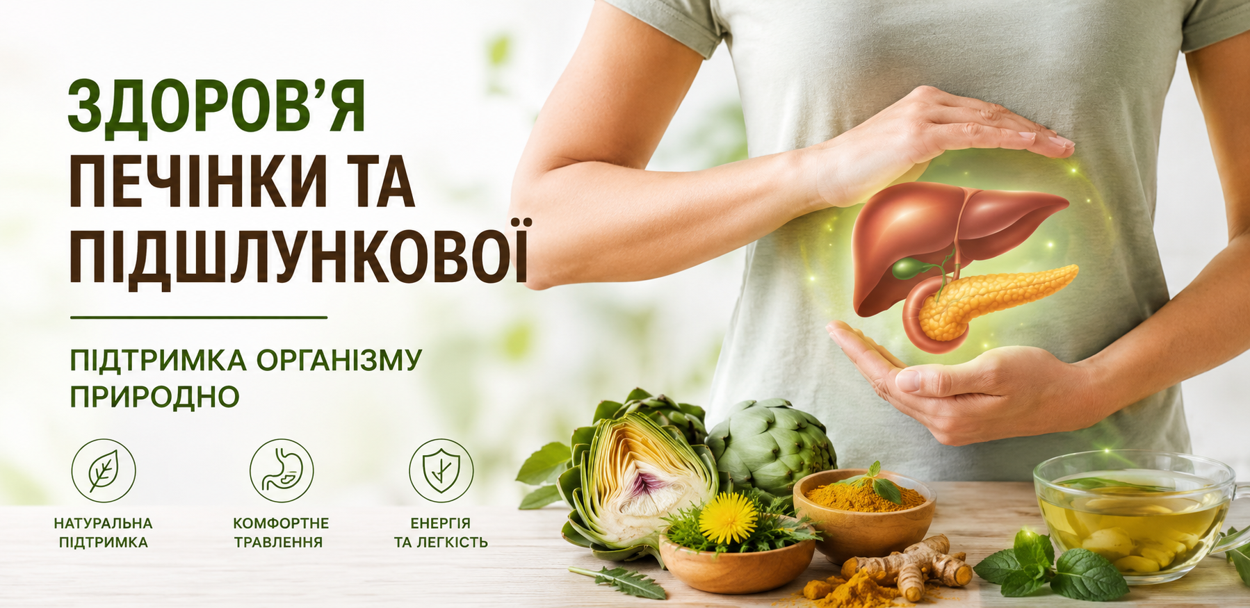 Детальніше про статтю Здоров’я печінки та підшлункової — підтримка організму природно