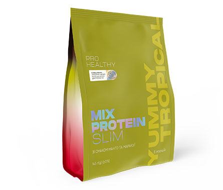 Mix Protein Slim Yummy Tropical — низькокалорійний поживний коктейль для контролю ваги